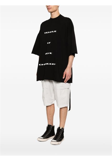 tommy t t-shirt man black RICK OWENS DRKSHDW | DU01F4259 RNEP70911